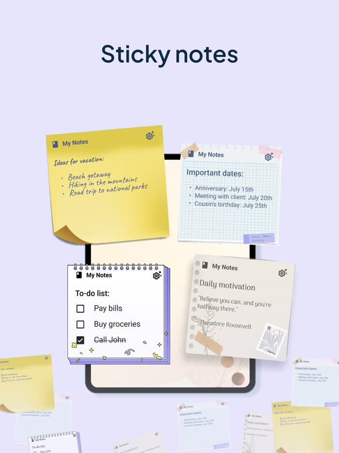 My Notes - Notebook Notepad