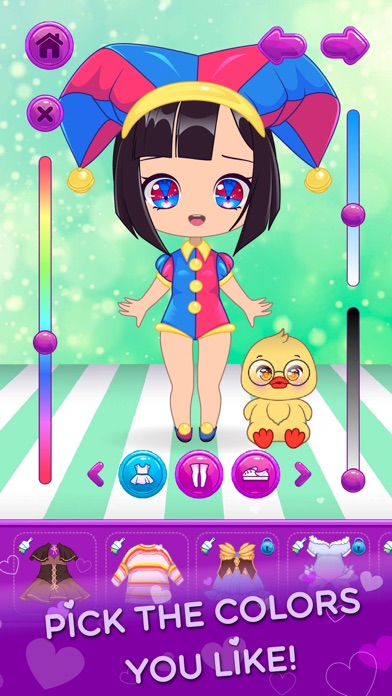 Chibi Dress Up Beauty Salon Screenshot