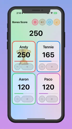 Bones Score for Dominoes screenshot 3