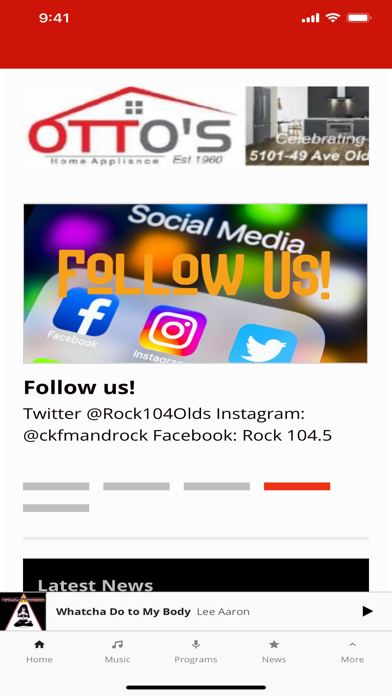 Rock 104 Screenshot