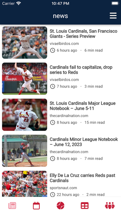 St. Louis Baseball Screenshot