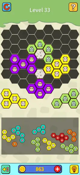 Game screenshot Hexa Block Puzzle - Hard level apk