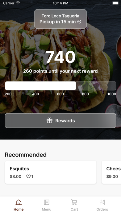 Toro Loco Taqueria Screenshot