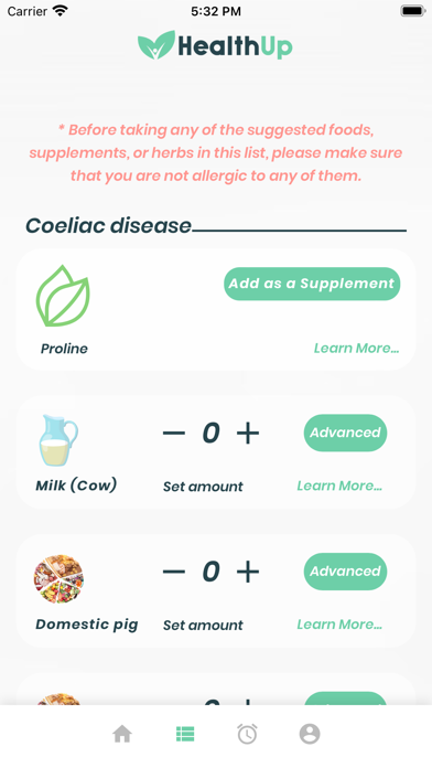 HealthUp Screenshot
