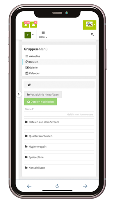 GFZ-App Screenshot