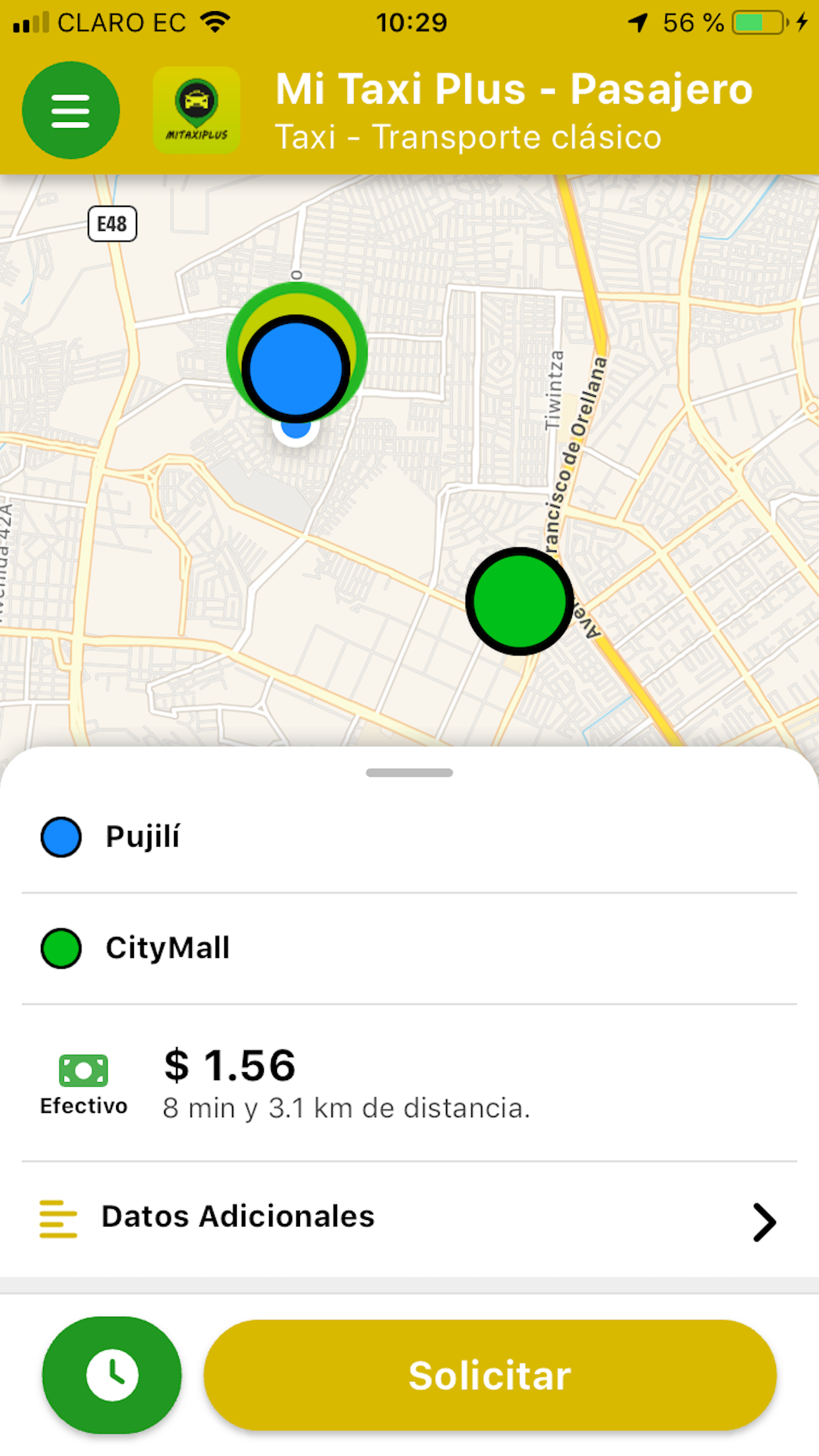 Mi Taxi Plus - Pasajero