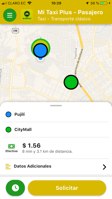 Mi Taxi Plus - Pasajero Screenshot