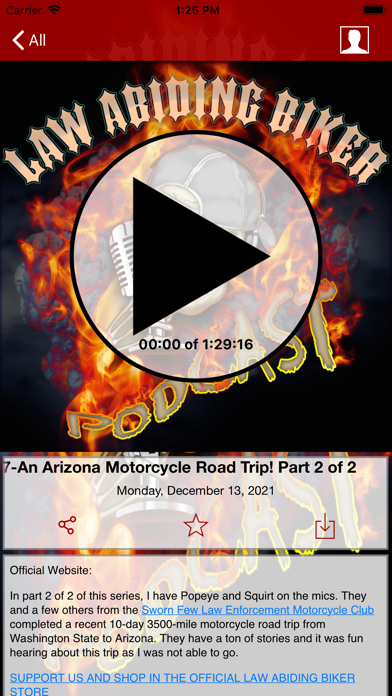 Law Abiding Biker Podcast Screenshot