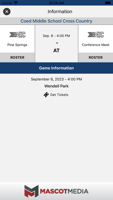 Pine Springs Athletics Screenshot