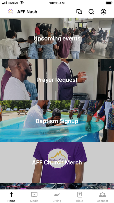 Abundant Faith Fellowship Screenshot