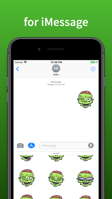 Zombie Emoji Stickers for text Screenshot