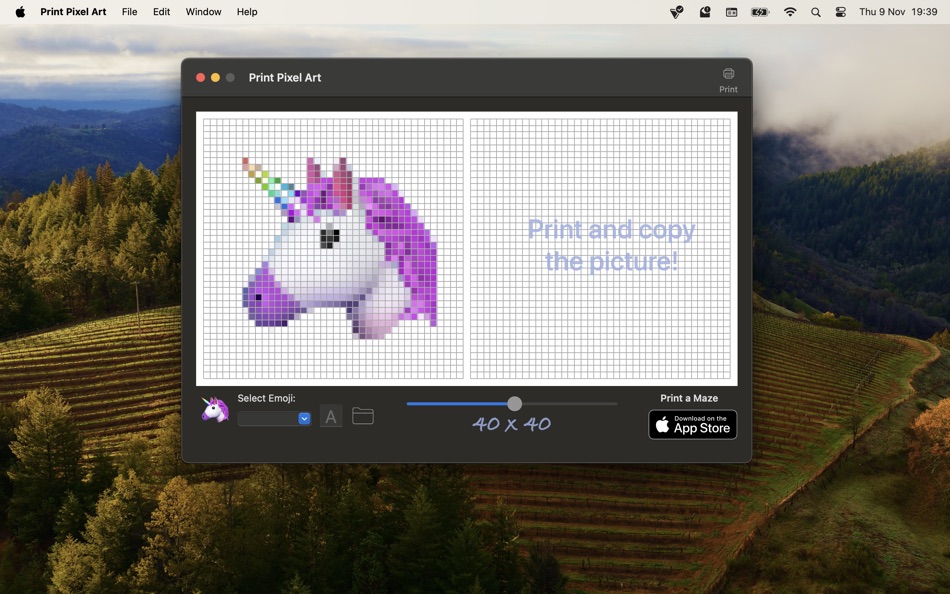#3. Print Pixel Art (macOS) 由: Jan Nutbroek