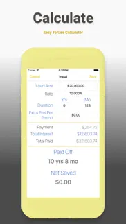 student debt & loan calculator iphone screenshot 4