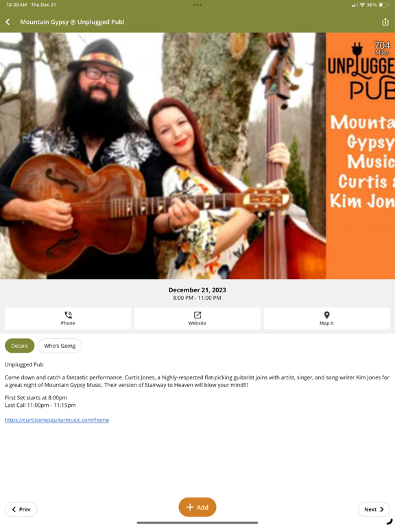 Bryson City iPad screenshot 7 - Travel app