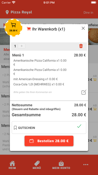 Pizza Royal Bad Homburg Screenshot