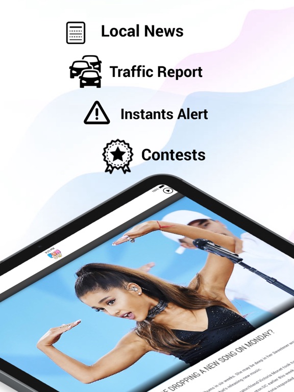 Fun 94-7 (KVLL) iPad screenshot 1 - Music app