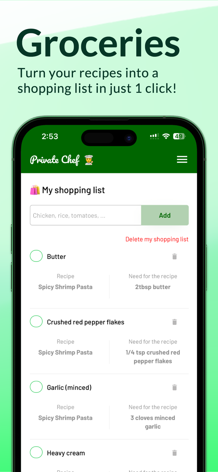 Private Chef - Easy Cooking