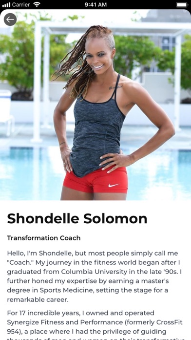 Shondelle Transforms Screenshot