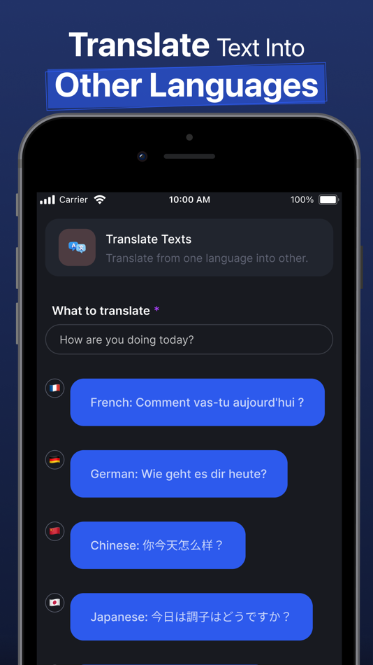 #5. AskGenie: Chatbot AI Assistant (iOS) بواسطة: Busicard.io