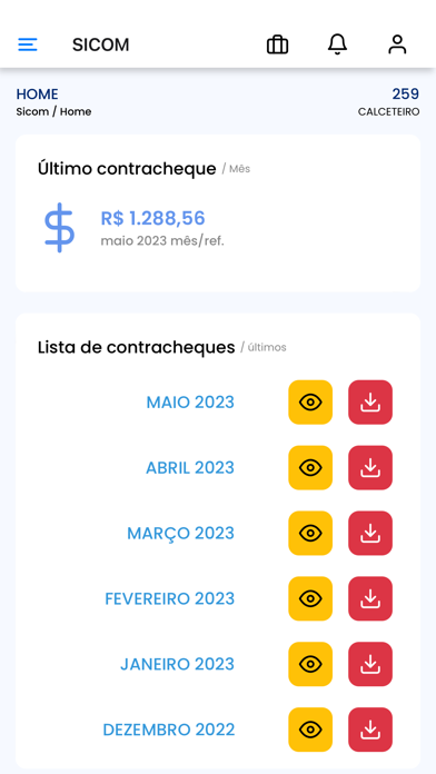 SICOM APP Screenshot