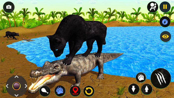 Wild Black Panther Furious Sim