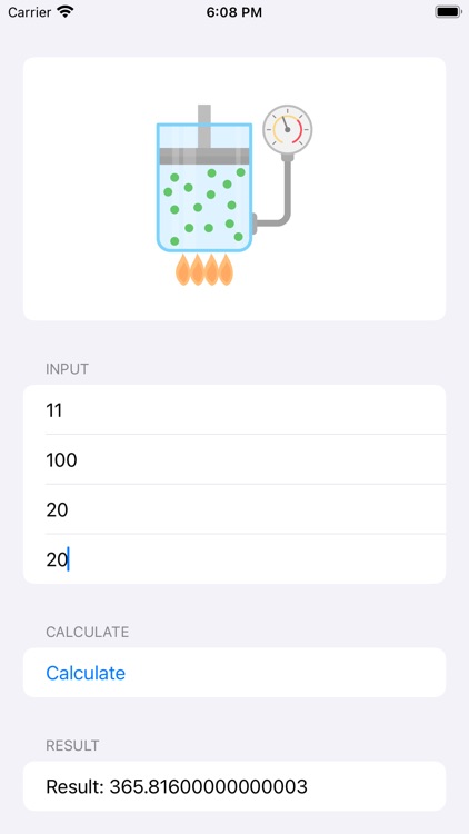 Calcu ideal Gas