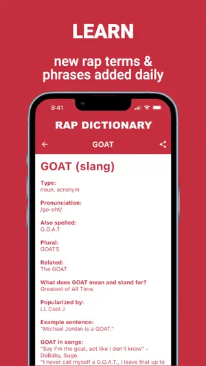 Rap Dictionary screenshot 3