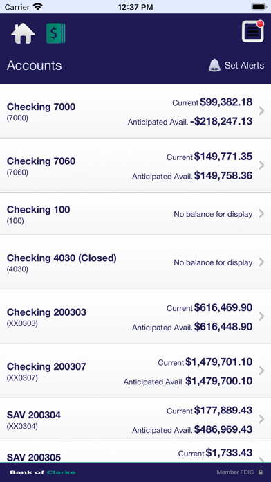 Bank of Clarke Business Screenshot