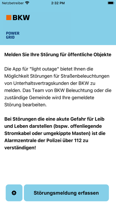 lighting outage luxBKW Screenshot