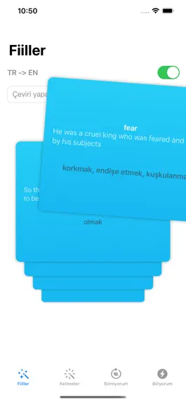 Game screenshot İngilizce Kelime Kartlarım mod apk