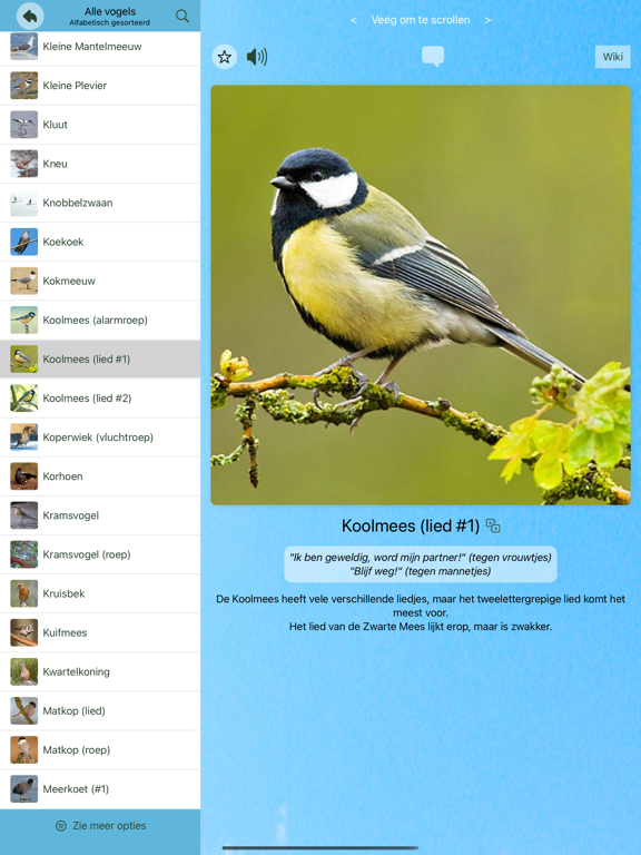 Tjilp! Vogelzang iPad app afbeelding 1