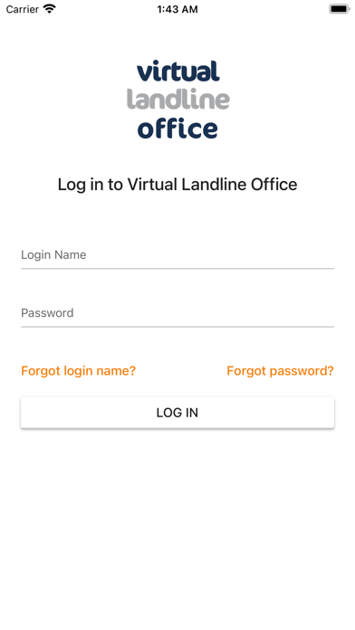 Virtual Landline Office Screenshot