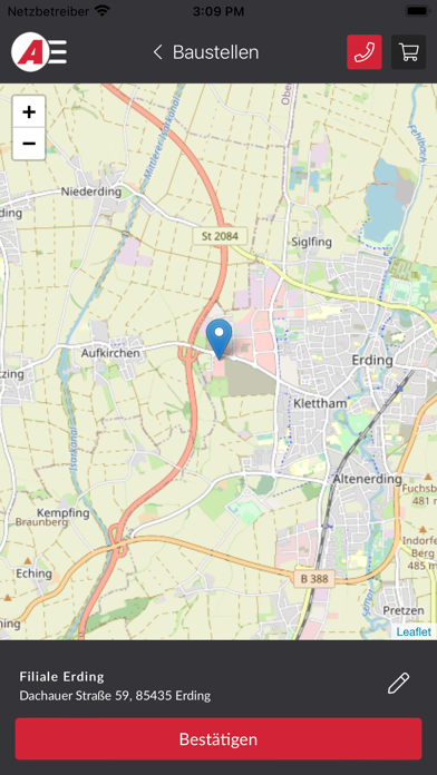 AUER Bauzentrum Screenshot