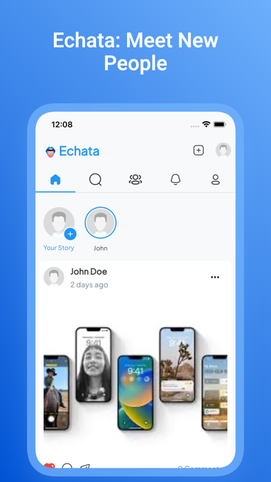Echata - Social Network Screenshot
