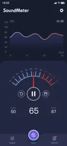 Sound Meter dB screenshot #1 for iPhone