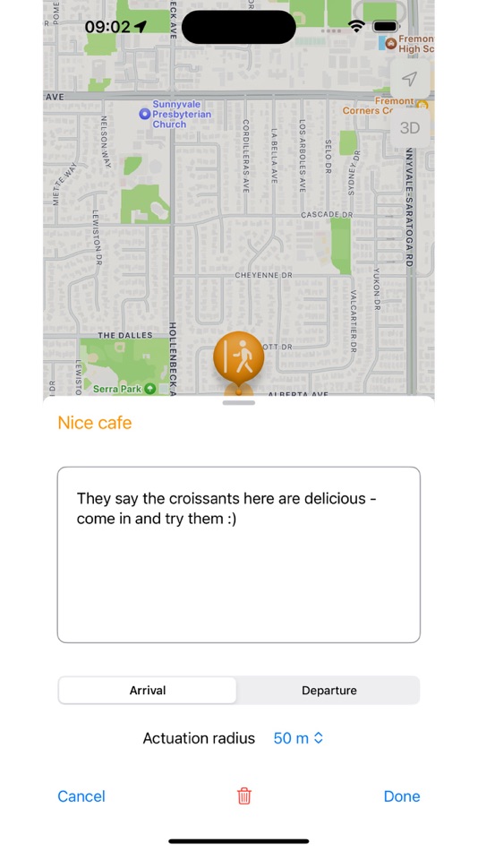 #2. Geo-reminders, simple & usable (iOS) 由: Vladimir Tezin