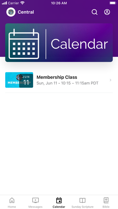 Central Christian Church App Screenshot