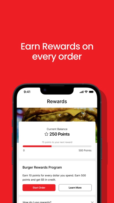 THAT Burger Spot app Screenshot