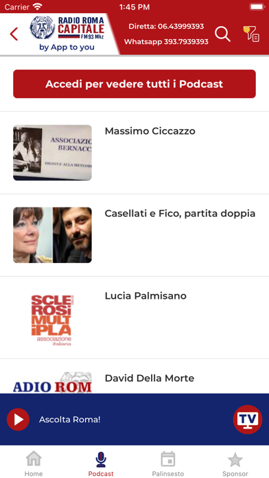 Radio Roma Capitale Screenshot