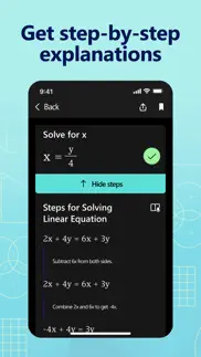 microsoft math solver iphone screenshot 4