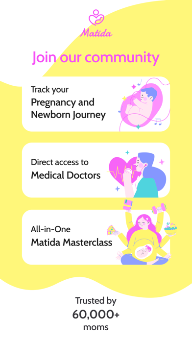 Matida Pregnancy & Baby App Screenshot