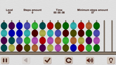 Color Heap Puzzle. Hanoi Tower Screenshot
