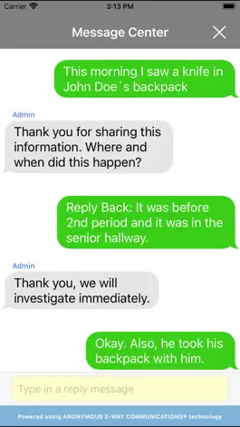 Game screenshot Anonymous Alerts Reporting App hack