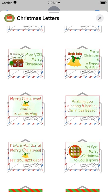 Christmas Letters stickers screenshot-3