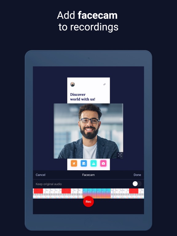 ScreenPal Screen Recorder iPad screenshot 5 - Photo & Video app