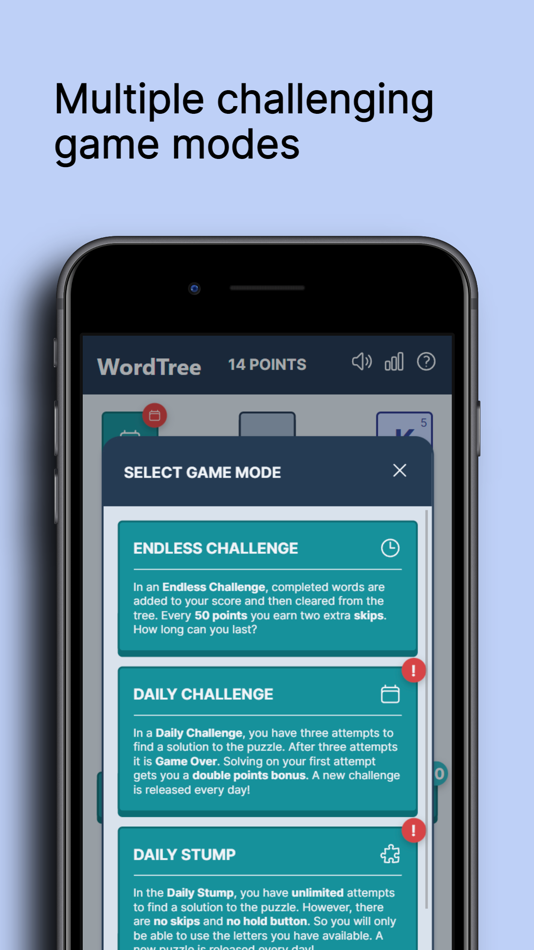 #3. WordTree - A Daily Word Puzzle (iOS) 由: Howard Watts