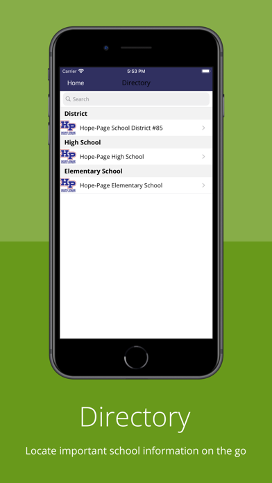 Hope-Page Public Schools Screenshot