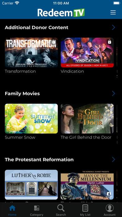 Redeem TV Screenshot
