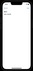 BasicNotesApp screenshot #2 for iPhone