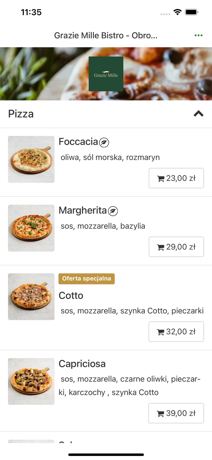 Grazie Mille Pizza Express